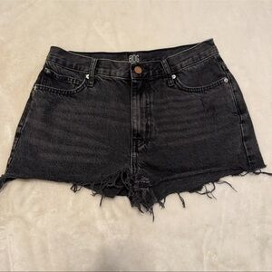 BDG Black Denim Shorts